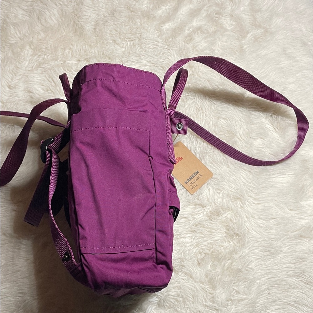 Kånken Mini Purple Totepack Backpack - Picture 7 of 8